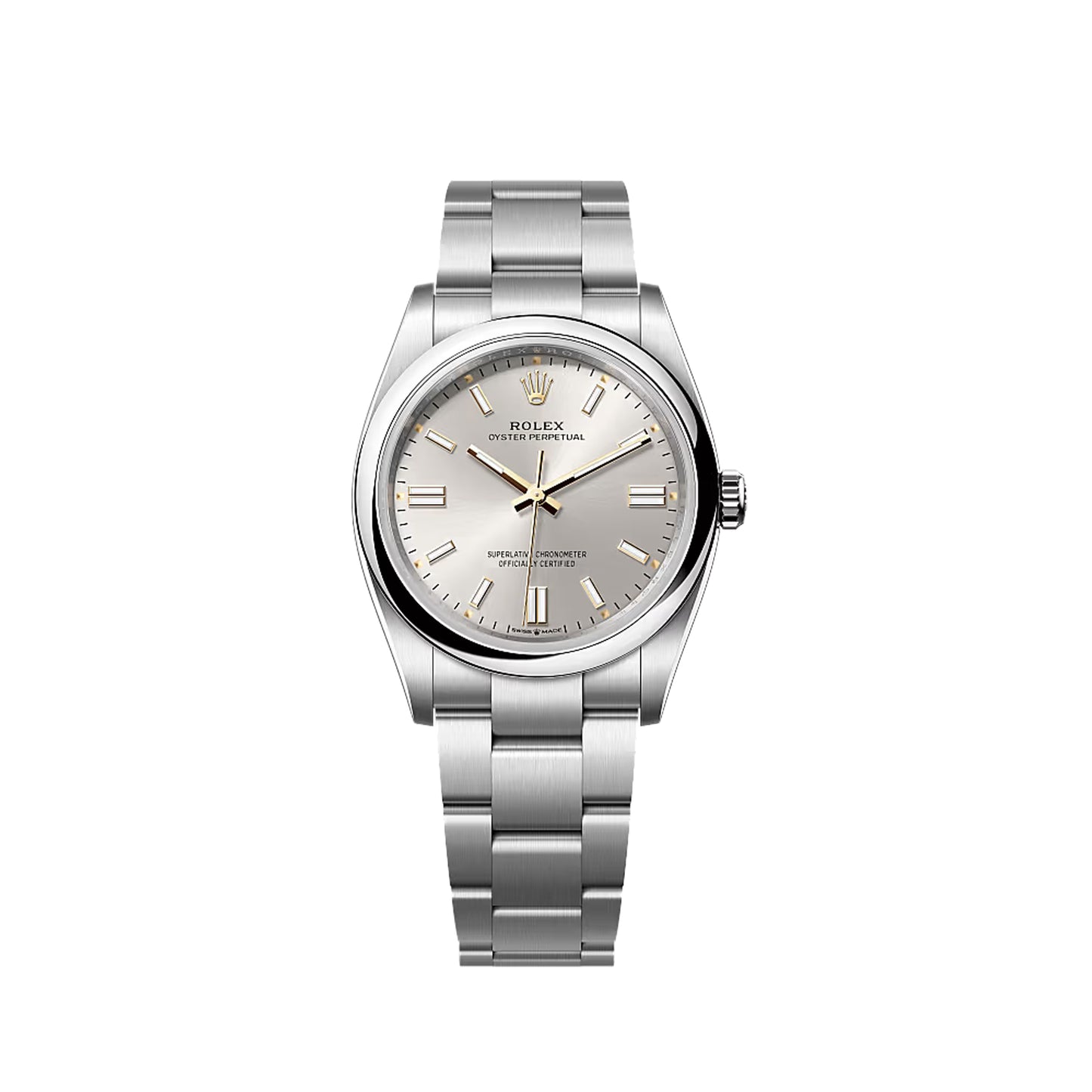 2025 Rolex Oyster Perpetual 36 Stainless Steel Silver Index Dial Oyster Bracelet Domed Bezel 126000