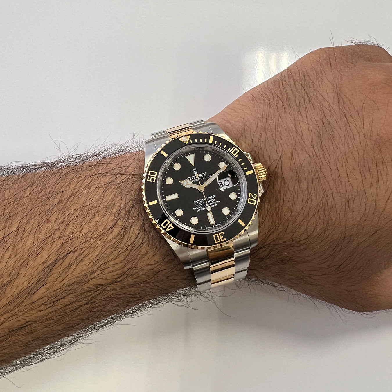 2025 Rolex Submariner 41mm Stainless Steel & 18K Yellow Gold Black Dial Black Bezel Oyster Bracelet 126613LN