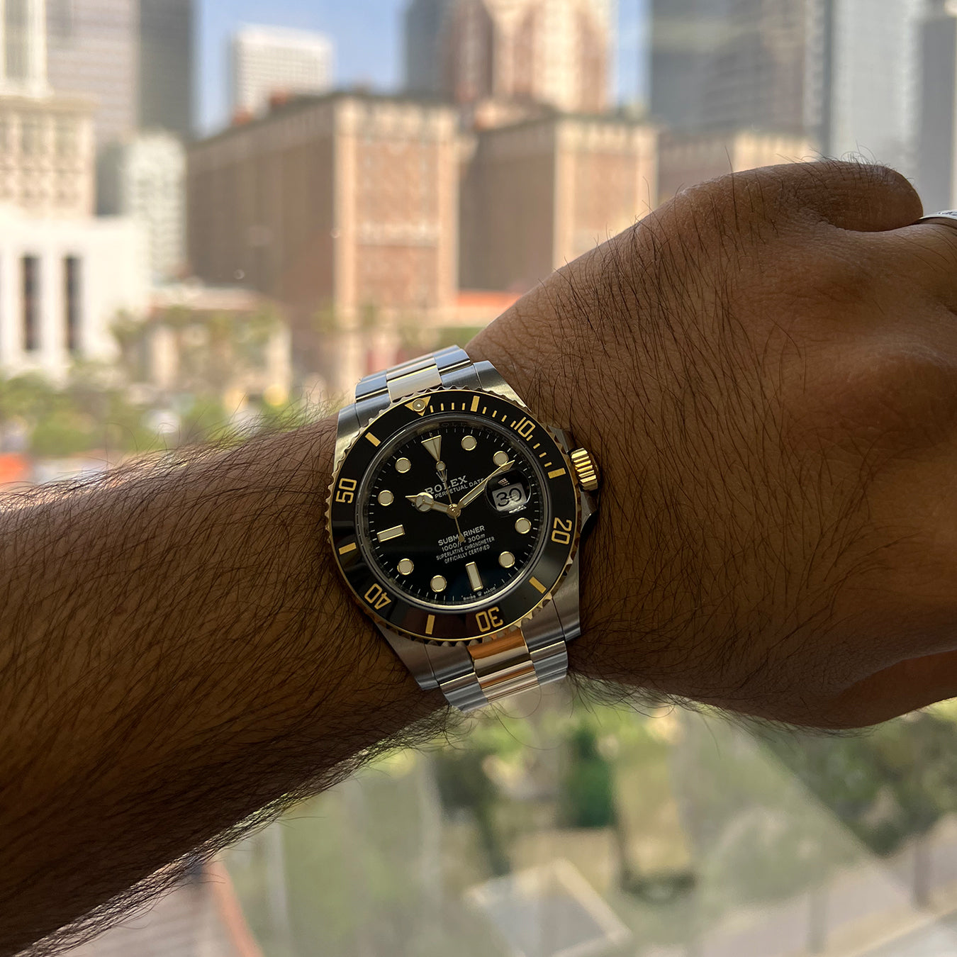 2025 Rolex Submariner 41mm Stainless Steel & 18K Yellow Gold Black Dial Black Bezel Oyster Bracelet 126613LN