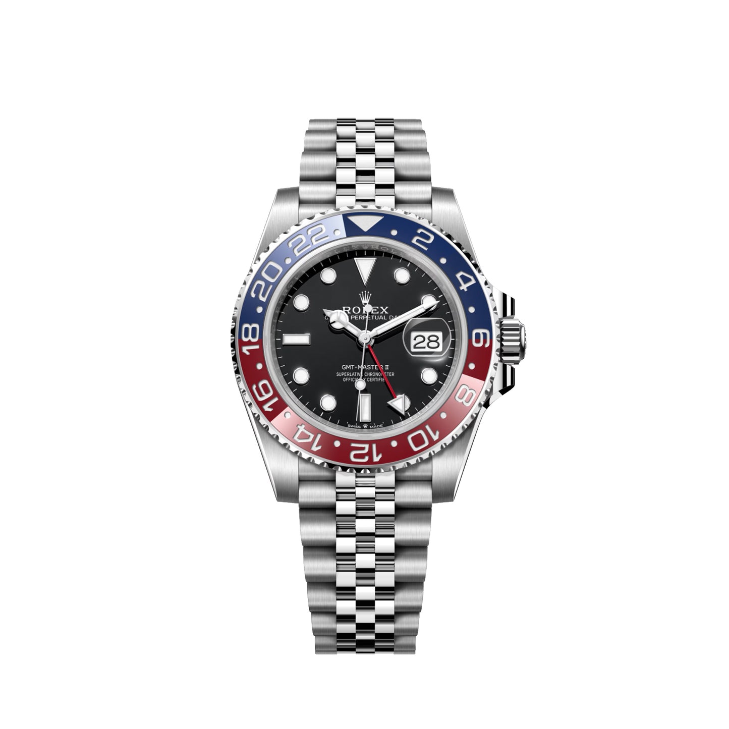 Rolex GMT Master II Pepsi Oystersteel Jubilee Bracelet 126710BLRO