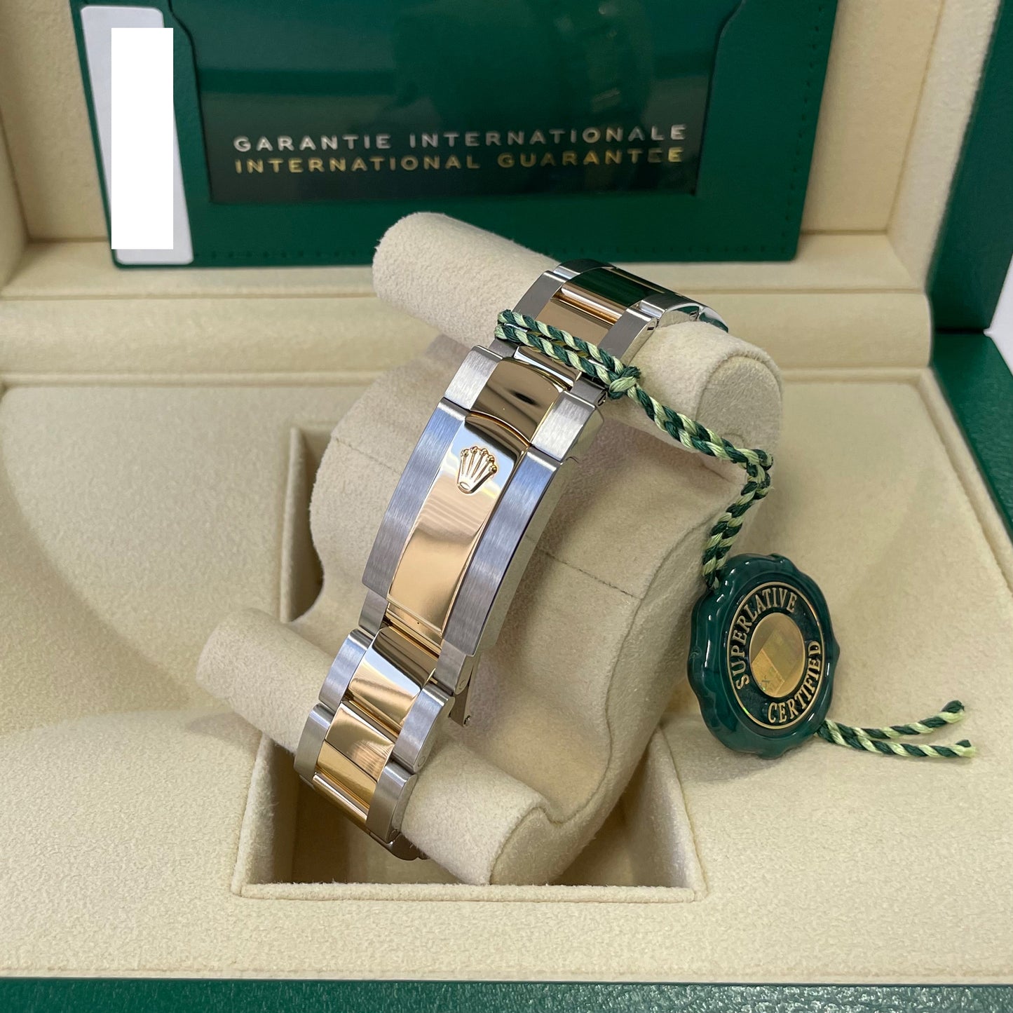 2025 Rolex Datejust 41 Stainless Steel & 18K Yellow Gold White Index Dial Oyster Bracelet Fluted Bezel 126333