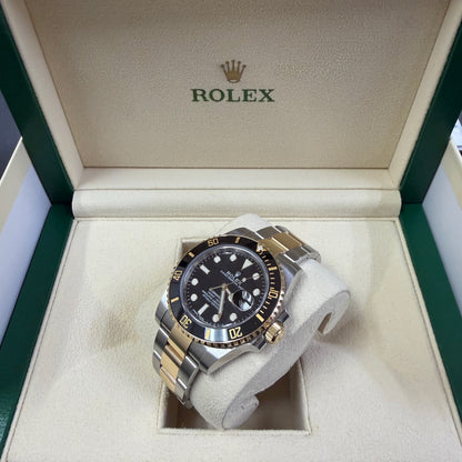 2019 Rolex Submariner 40mm Stainless Steel & 18K Yellow Gold Black Dial Black Bezel Oyster Bracelet 116613LN
