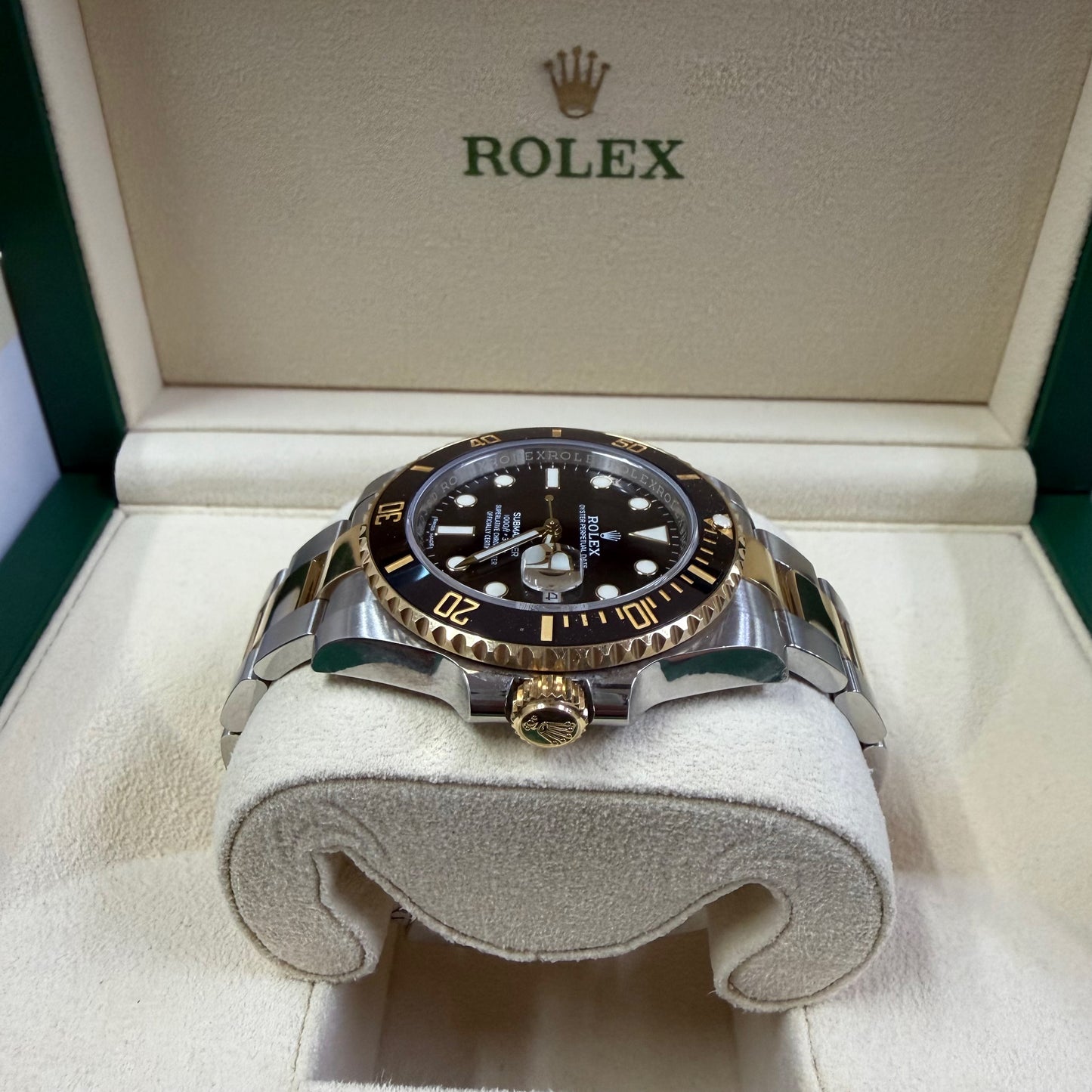 2019 Rolex Submariner 40mm Stainless Steel & 18K Yellow Gold Black Dial Black Bezel Oyster Bracelet 116613LN