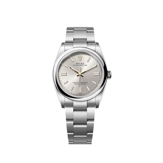 2025 Rolex Oyster Perpetual 36 Stainless Steel Silver Index Dial Oyster Bracelet Domed Bezel 126000