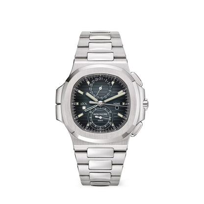 2025 Patek Philippe Nautilus 'Travel Time' Flyback Chronograph Stainless Steel 41mm  Blue Dial 5990/1A-011