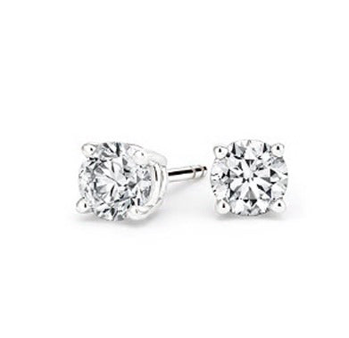 40 Pointer 14K Gold Natural Diamond Stud Earrings 0.81 ctw