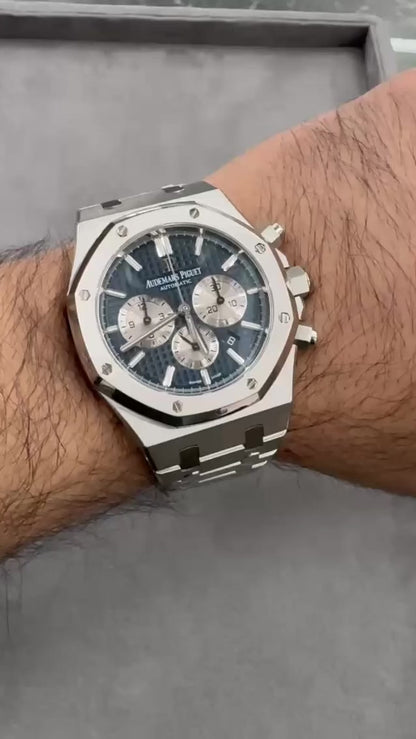 2017 Audemars Piguet Royal Oak Selfwinding Chronograph Stainless Steel 41mm Blue Dial 26331ST.OO.1220ST.01